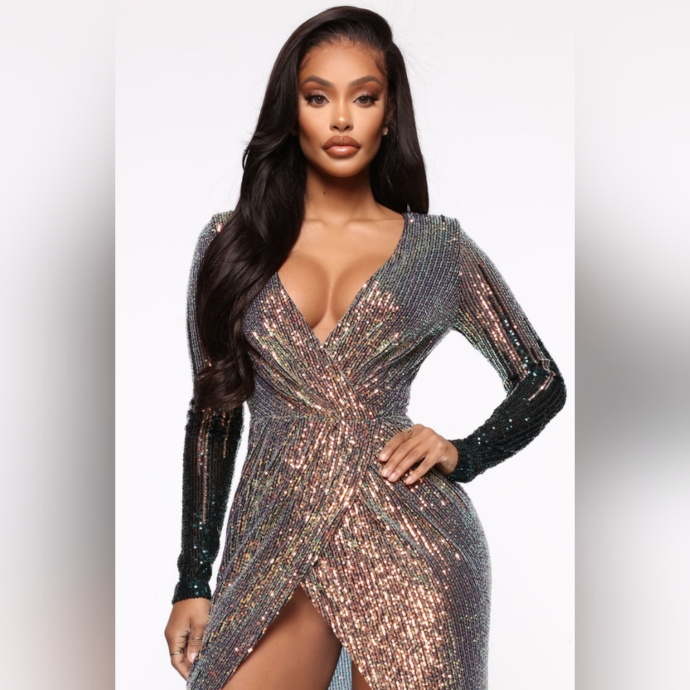 Banjul sequin gown maxi formal dress - Picture 14 of 15